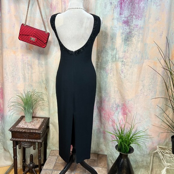 πCarole Little Elegant Semi Formal Beaded Mother of the Bride- Cocktail Dress - Picture 2 of 16